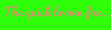 Image with Font Color C39E63 and Background Color 2FFF0B